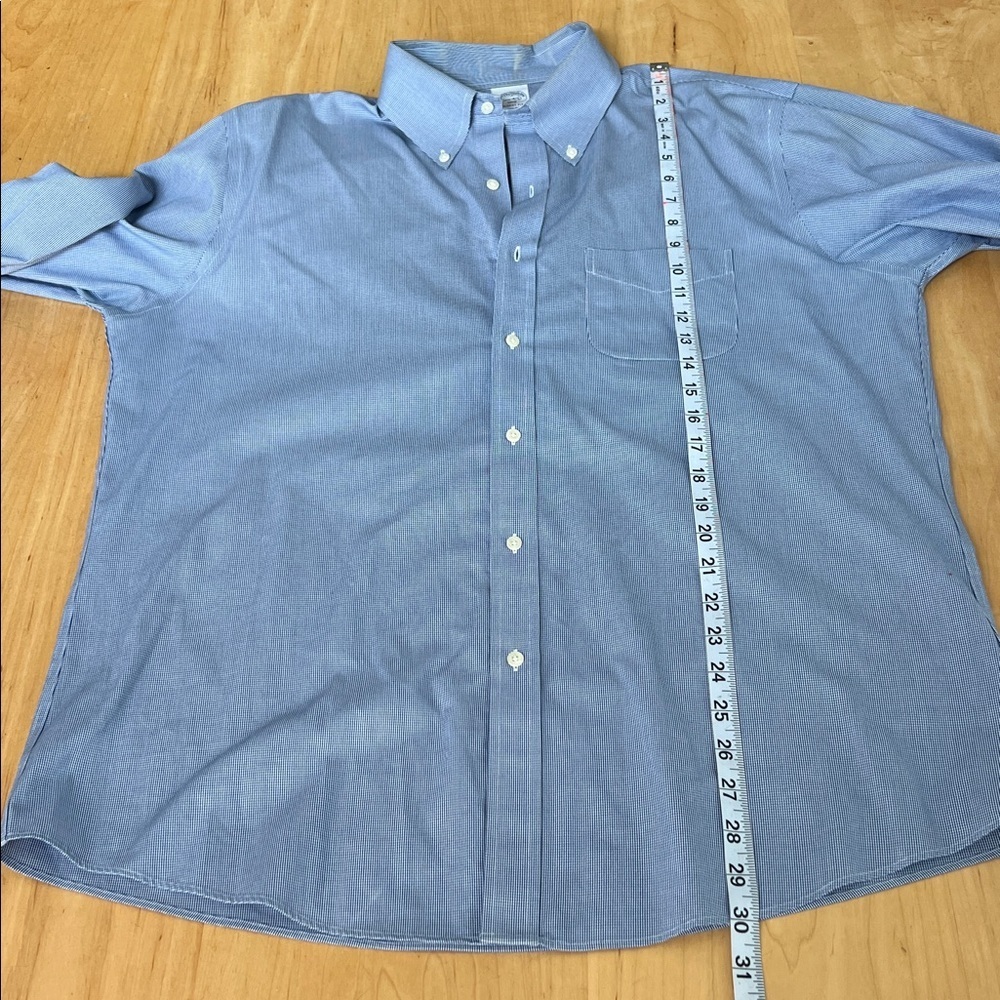 Brooks Brothers Light Blue Casual Button-Down Shirt - Picture 4 of 4